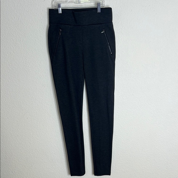 NWT Ann Taylor Loft Charcoal Gray Skinny BiStretch Comfort Pants w/Zip Pockets S - Picture 4 of 10